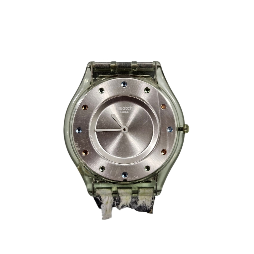 Swatch Skin SFK300G Silver Dial Watch – Swiss Made